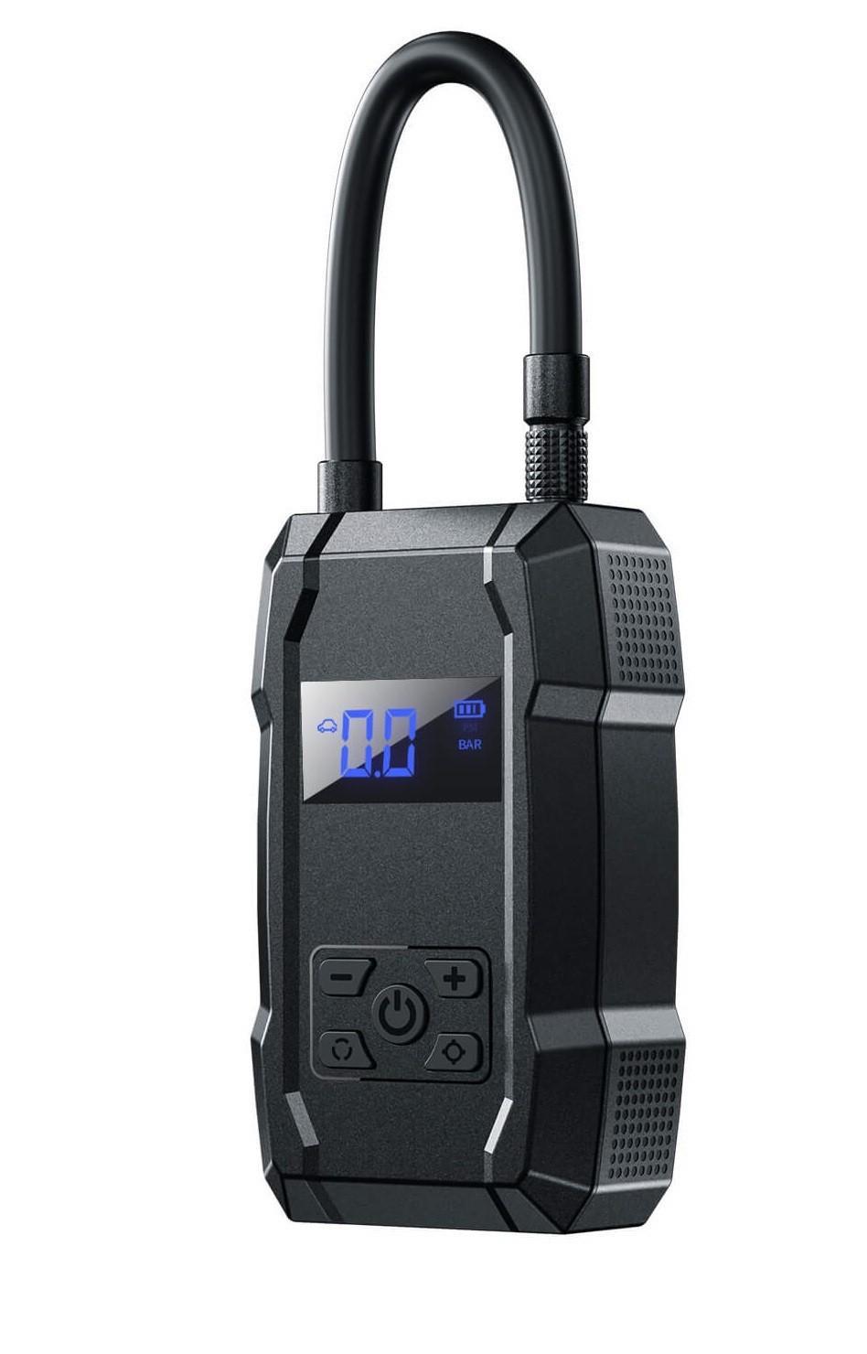 Портативный компрессор для автомобиля Portable Electric Air Inflator WK Pi801 2000 mAh Black (25e75f4f)