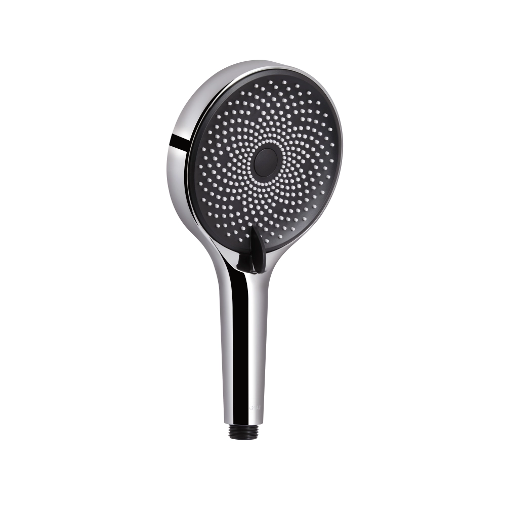 Лейка для ручного душа Qtap Rucni 3 режима круглая Ø 130 мм Хром/Черный (QTRUC125CRM45952) Лейка для ручного душа Qtap Rucni 3 режима круглая Ø 130 мм Хром/Черный (QTRUC125CRM45952)