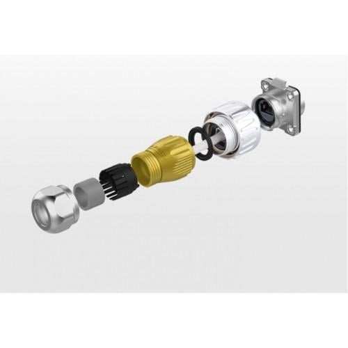 Розетка герметичная на панель CNLINKO DH-24-J/RJ45/213/SX-43-409 (2446547050) - фото 5 Розетка герметичная на панель CNLINKO DH-24-J/RJ45/213/SX-43-409 (2446547050) - фото 5