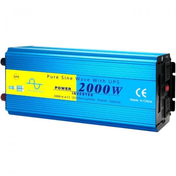 Инвертор Choetech 12/220V 2000 Вт (INV-C2000WUPS-EU) Инвертор Choetech 12/220V 2000 Вт (INV-C2000WUPS-EU)