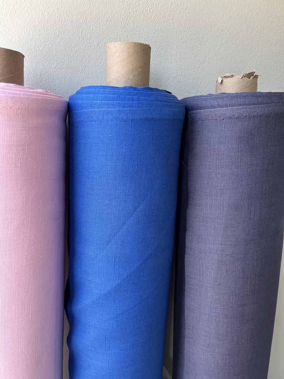 Тканина сорочково-платтєва LINEN PLUS лляна 143 см 915 Фіолетовий - фото 7 Тканина сорочково-платтєва LINEN PLUS лляна 143 см 915 Фіолетовий - фото 7