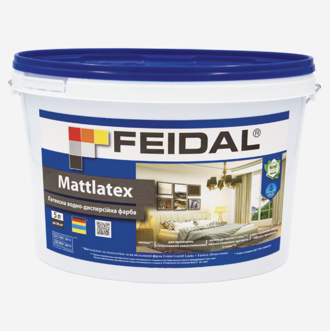 Краска Feidal Mattlatex 5 л Тонированная (27582040)
