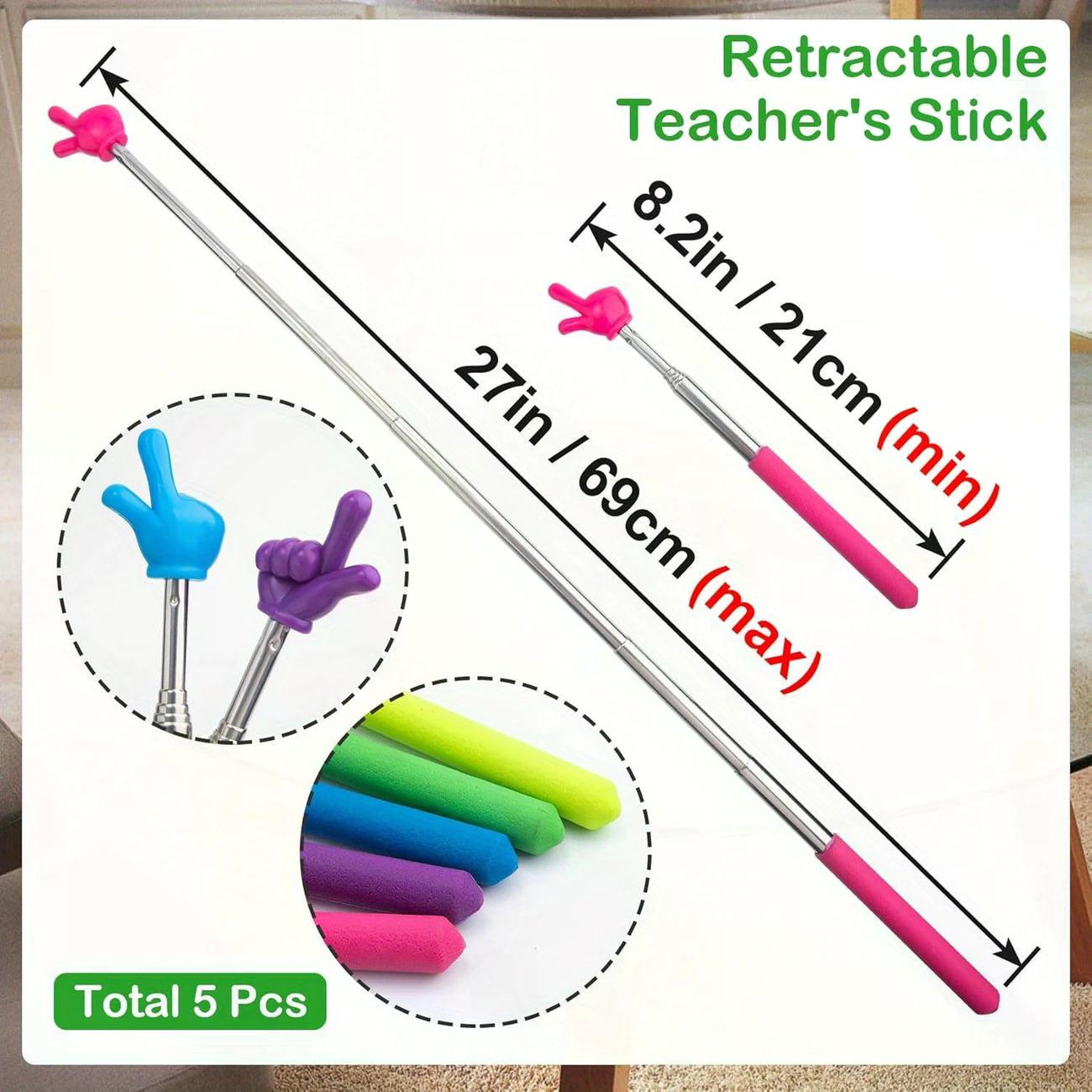 Указка палец телескопическая Pick-me пикми 21/69 см Зеленый - фото 2 Указка палец телескопическая Pick-me пикми 21/69 см Зеленый - фото 2