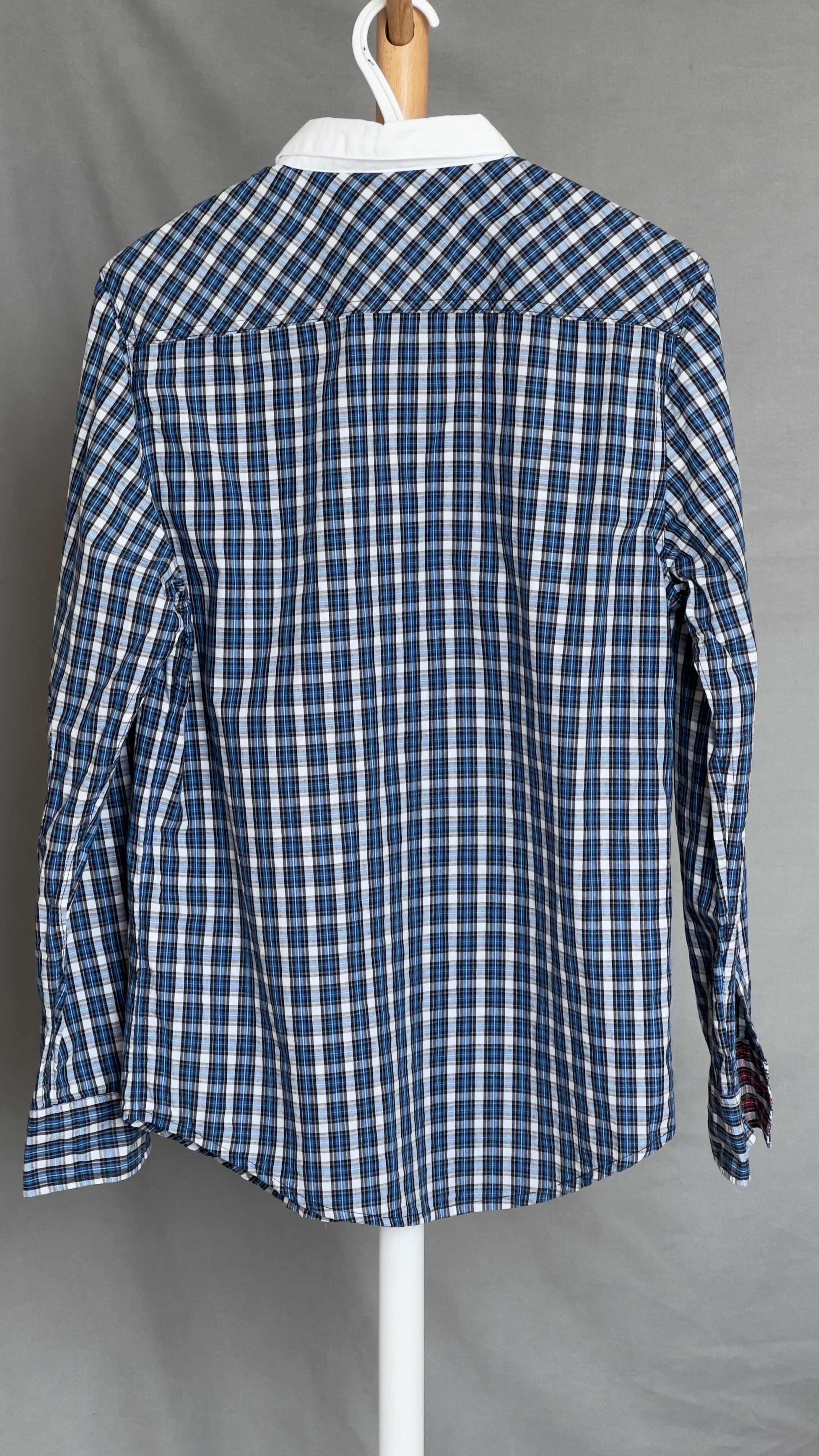 Сорочка чоловіча Cedarwood State в клітинку S Синій (1016836) - фото 2 Сорочка чоловіча Cedarwood State в клітинку S Синій (1016836) - фото 2