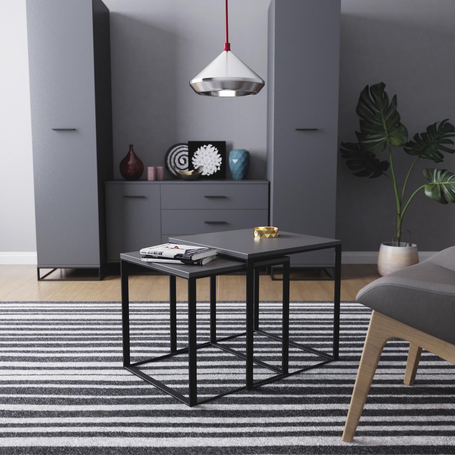 Пенал ART IN HEAD Ascet 450x2000x590 мм Графит (GAAS10070000030) - фото 2