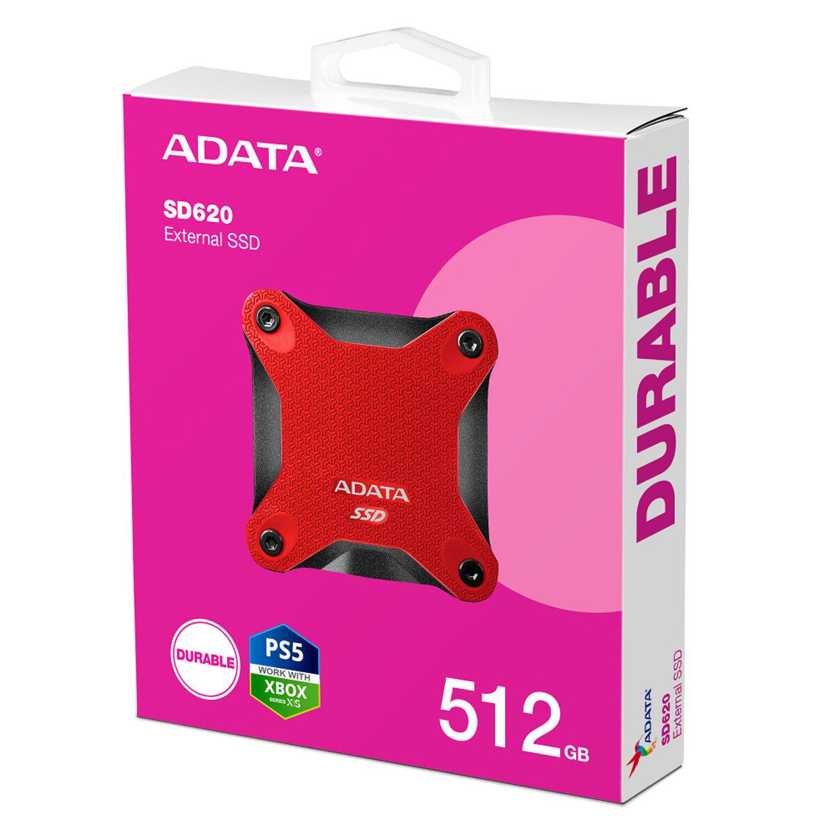 SSD-диск ADATA SD620 512 Гб Red (SD620-512GCRD) - фото 6