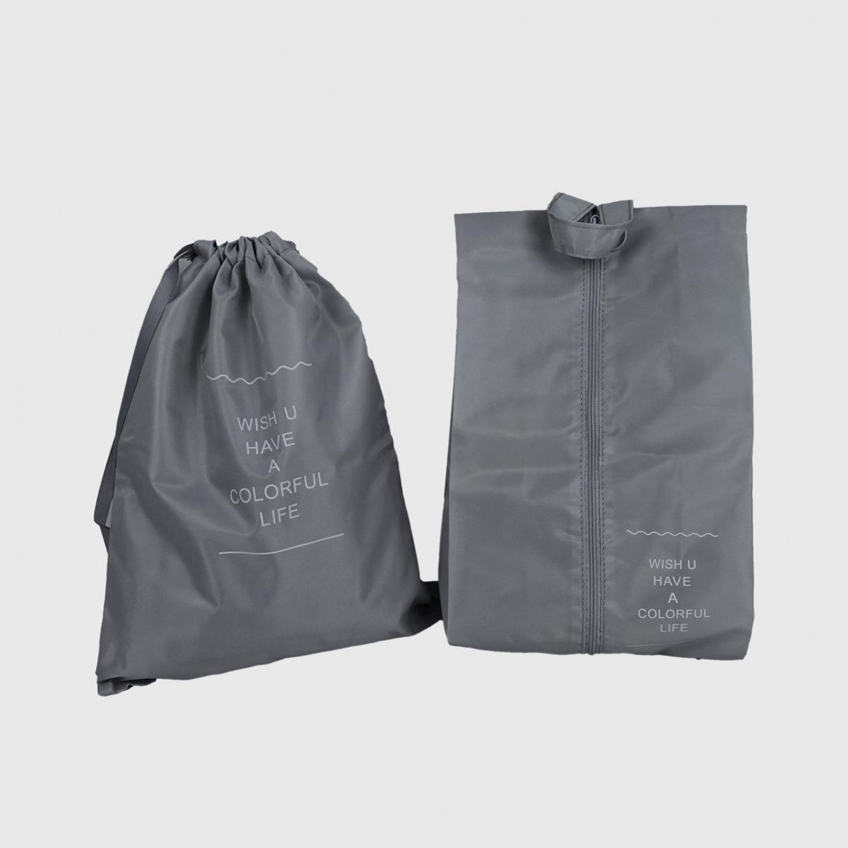 Комплект органайзерів для подорожей 8в1 нейлон Сірий (КДО-40-41) - фото 6