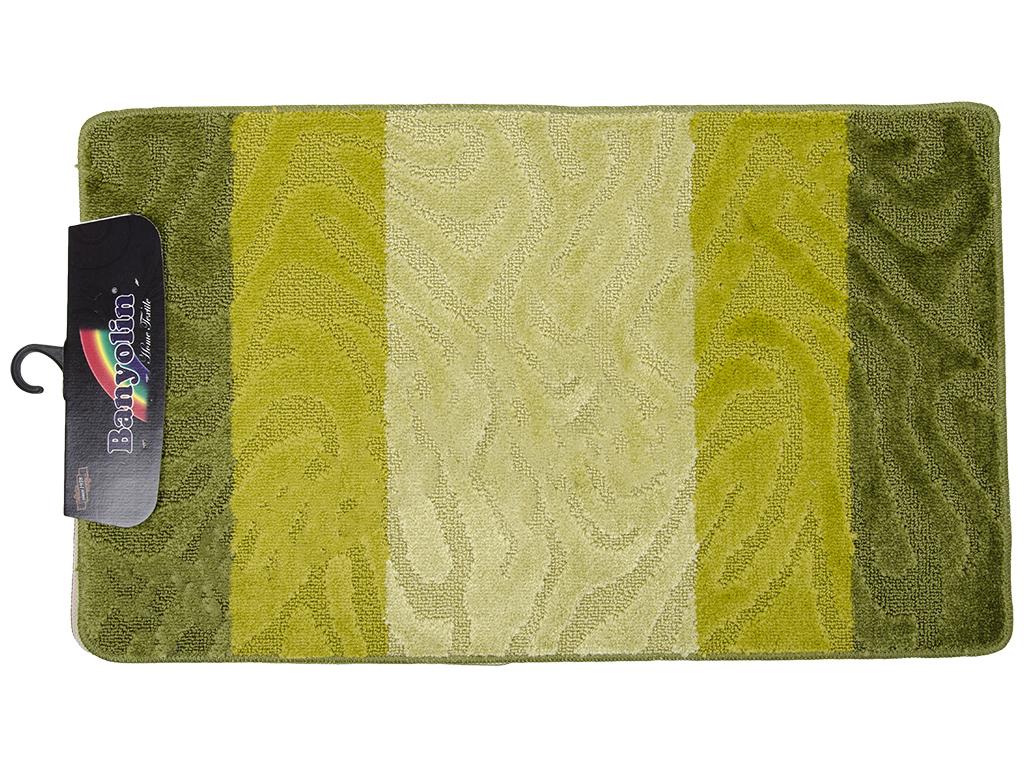 Комплект ковриков в ванную Banyolin SILVER Полоска (MUP-32023-GREEN)