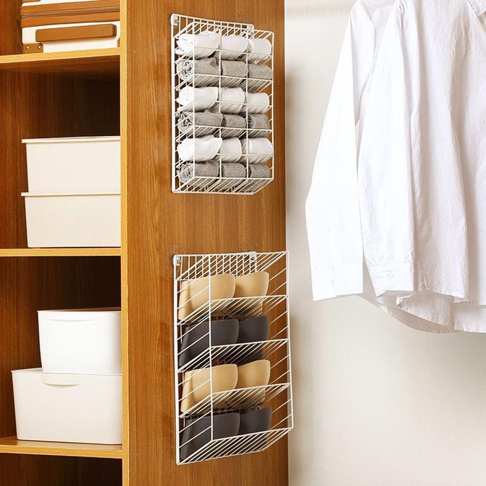 Подвесная полка органайзер для нижнего 30x8,5x41 см Белый - фото 5 Подвесная полка органайзер для нижнего 30x8,5x41 см Белый - фото 5