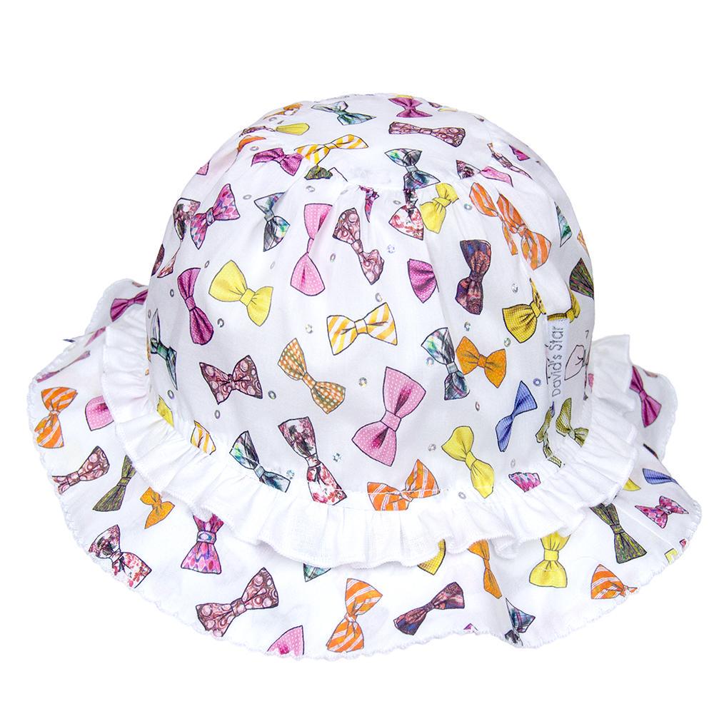 Панамка Дэвид стар с бантиками р. 48 (21546)