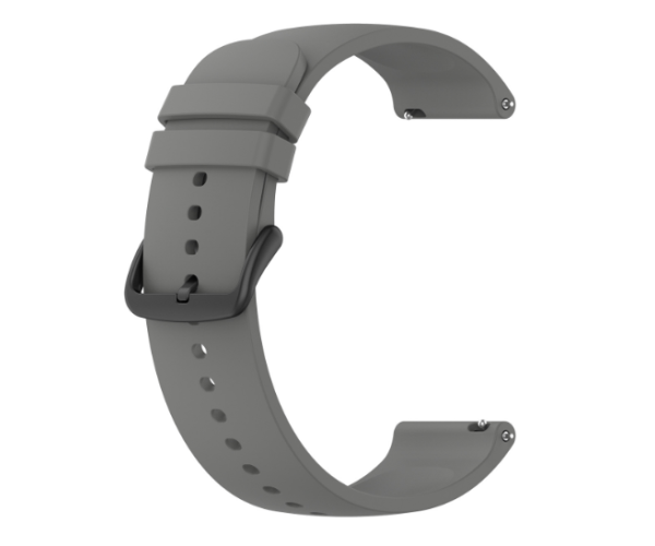 Ремінець Silicone для смарт-годинників Amazfit Bip 5 22 мм Сірий