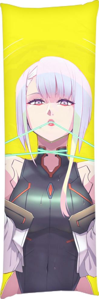 Подушка дакимакура Cyberpunk Edgerunners Lucyna 4 60x180 см (14097911)