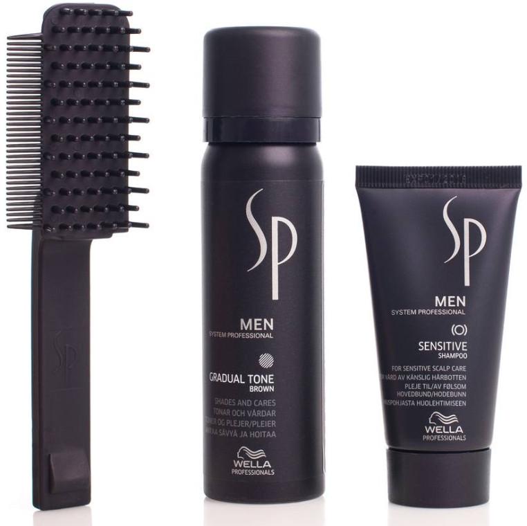 Набір для зафарбовування сивини Wella SP Men Gradual Tone Brown sh/foam 30 мл/60 мл (1533686797) Набір для зафарбовування сивини Wella SP Men Gradual Tone Brown sh/foam 30 мл/60 мл (1533686797)