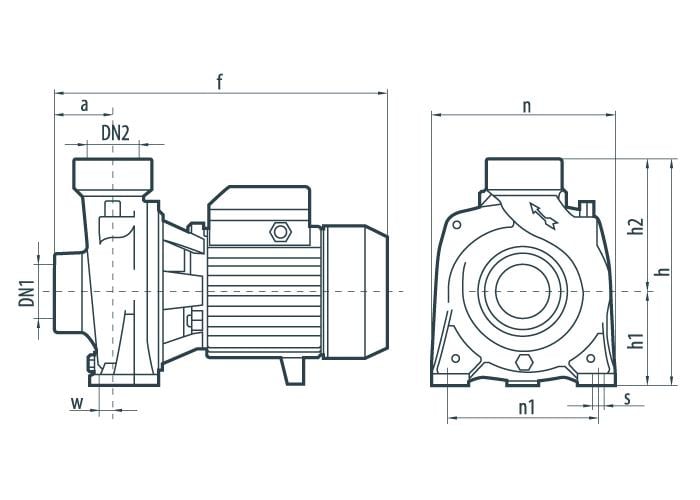 Насос поверхневий Насосы плюс Оборудование (DTm20) - фото 2 Насос поверхневий Насосы плюс Оборудование (DTm20) - фото 2