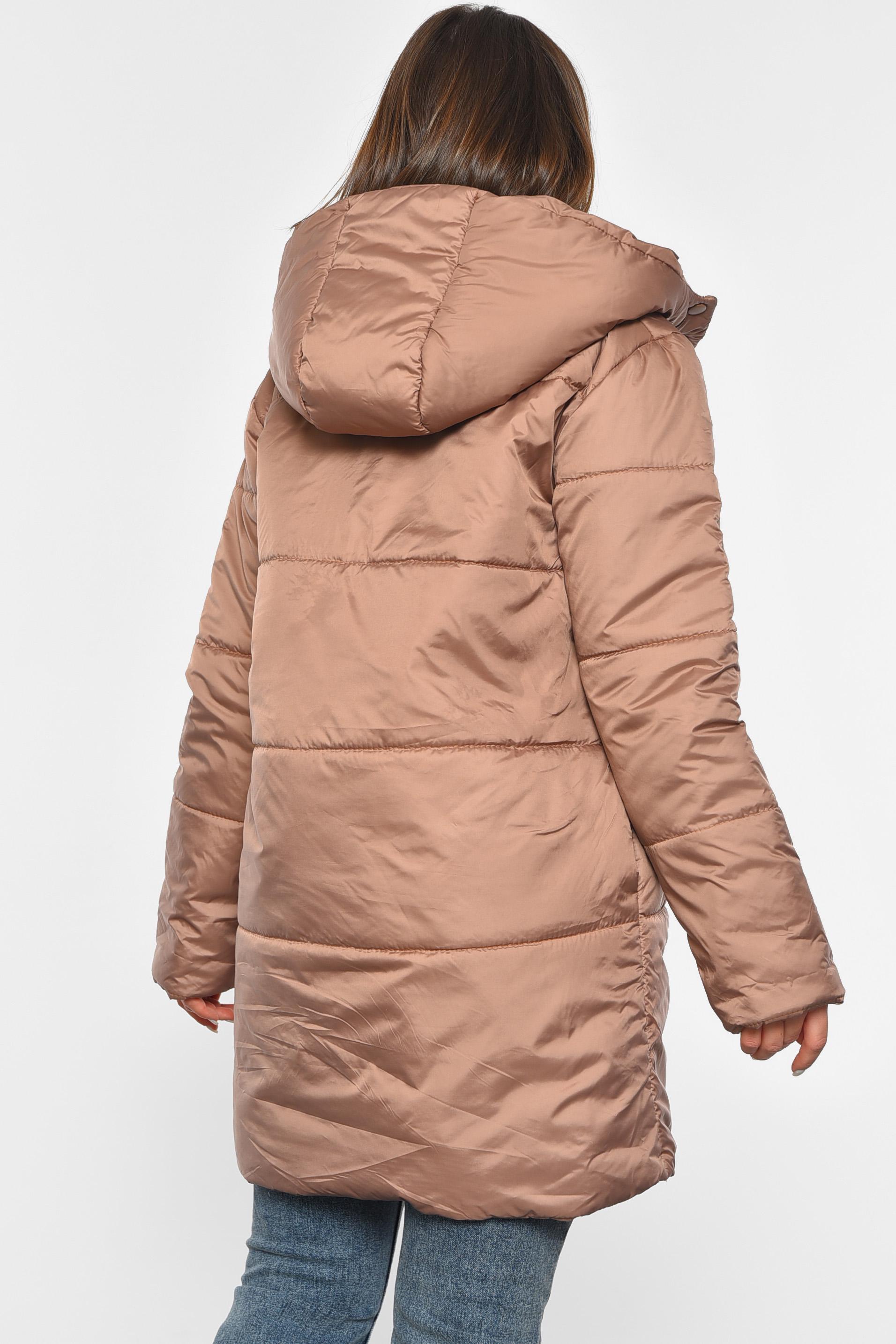 Куртка женская демисезонная M-L Мокко (190234) - фото 3