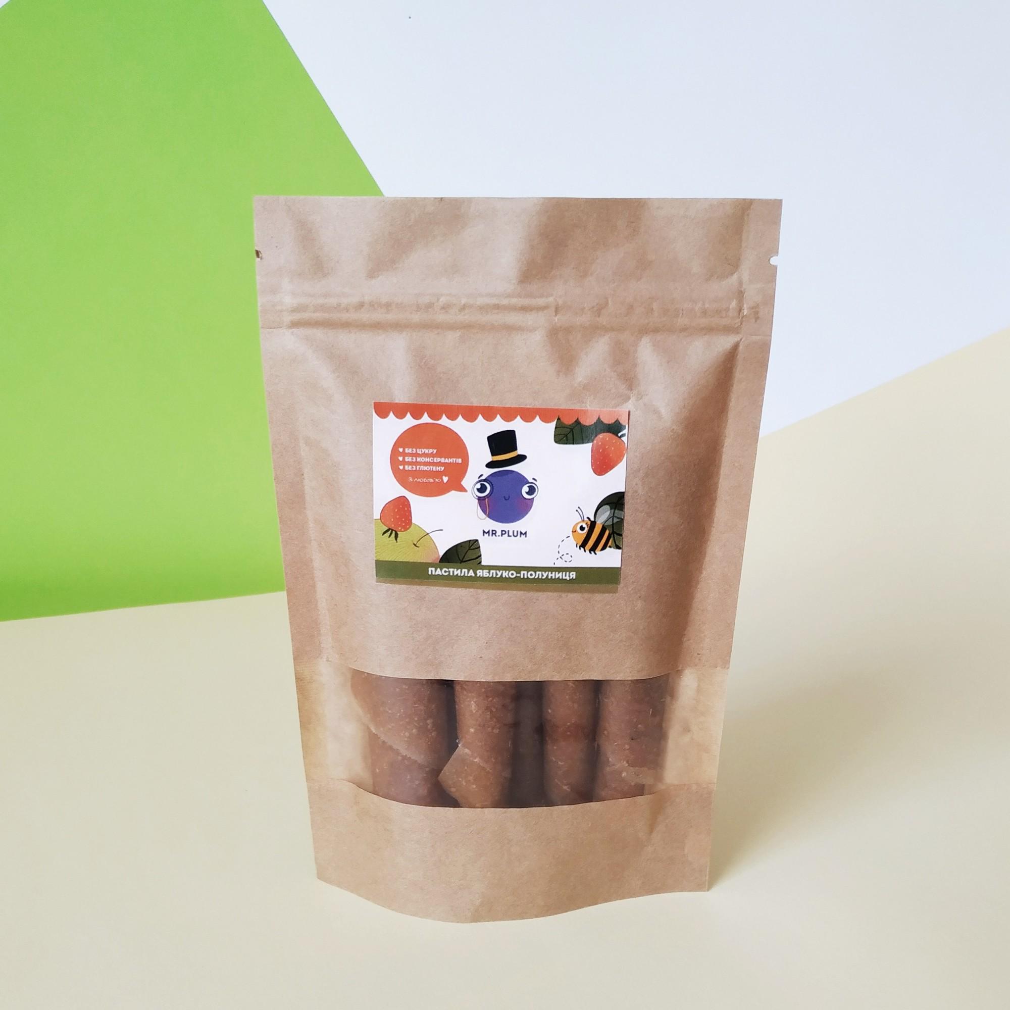 Пастила натуральная Mr.Plum Яблоко-Клубника 100 г - фото 2