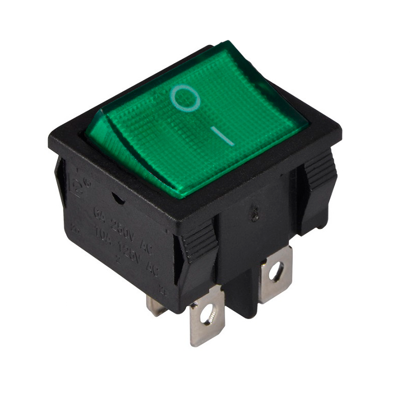 Переключатель TechnoSystems KCD1-6-202 G/B Green (5500729)