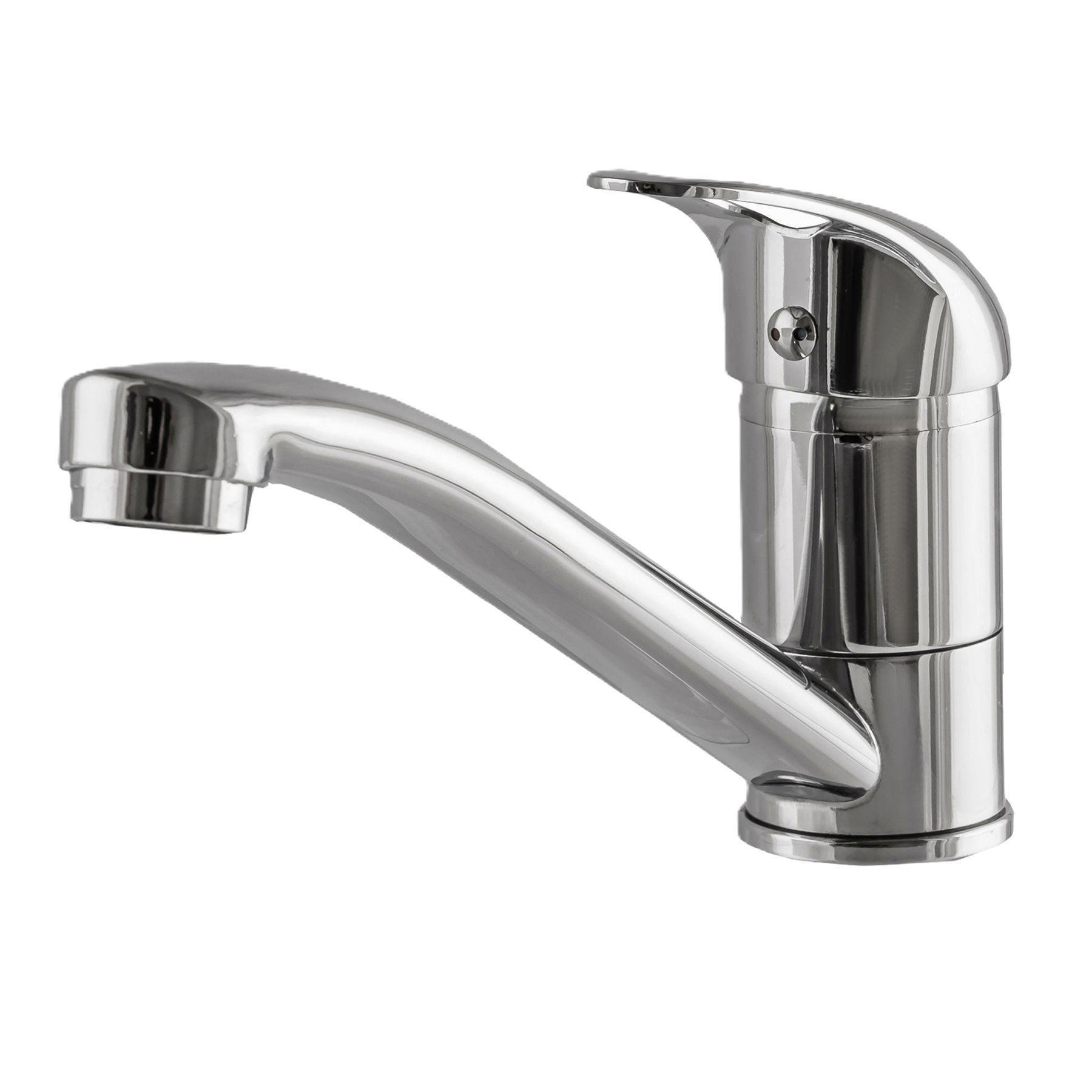 Смеситель для умывальника GLux Sena GLS-203M Хром (4174)