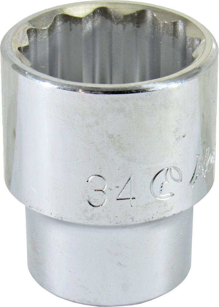 Головка торцевая низкая двенадцатигранная Hans 3/4 34 мм (6402М34)