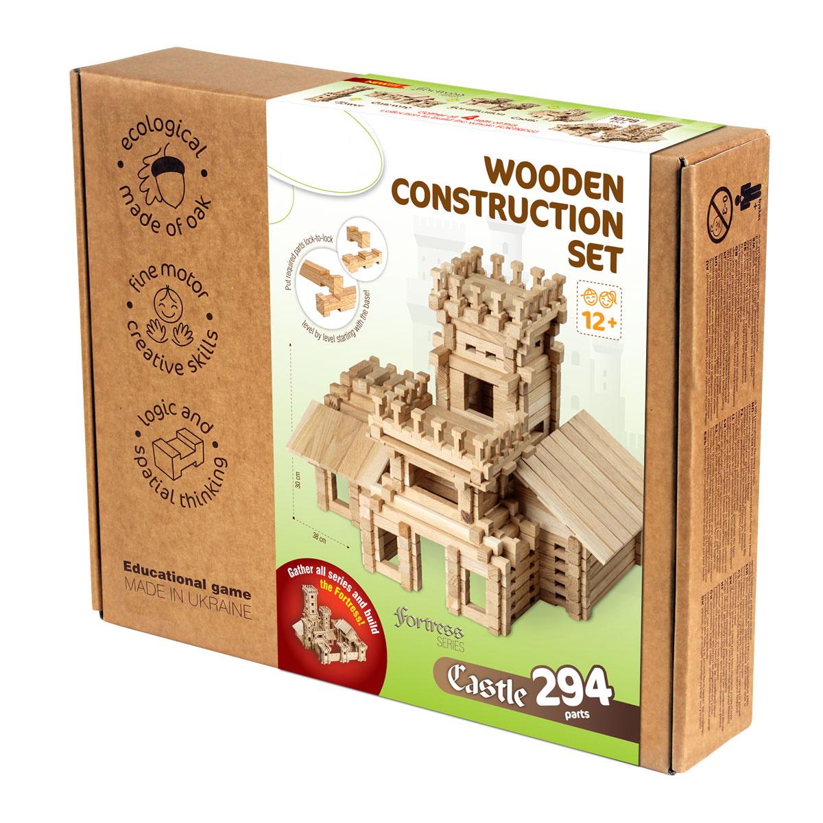 Конструктор Igroteco 3d деревянный обучающий Замок (3643)