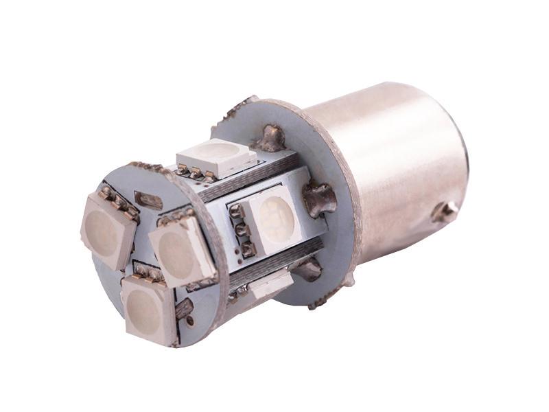 Автомобильная лампа светодиодная LEDUA T25-5050-8 SMD 1157 12V Желтый (212)