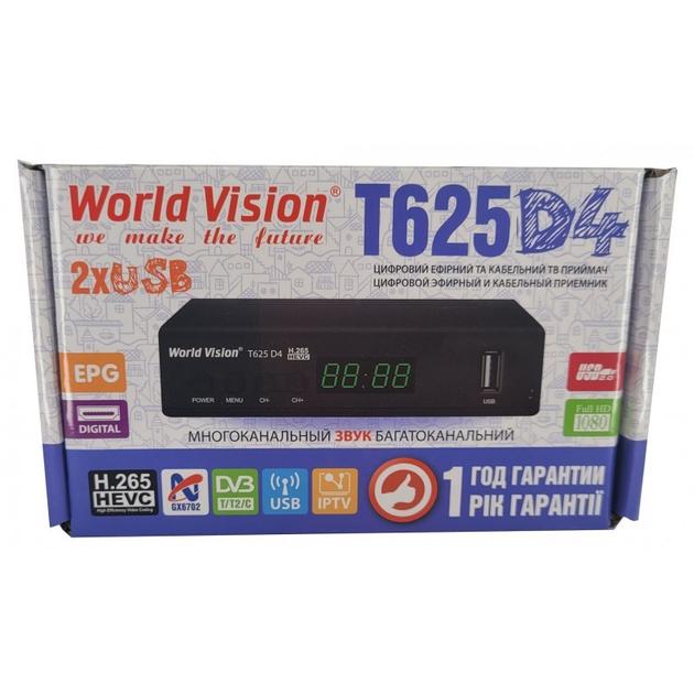 Т2-ресивер World Vision T625D4 IPTV (1385) - фото 2