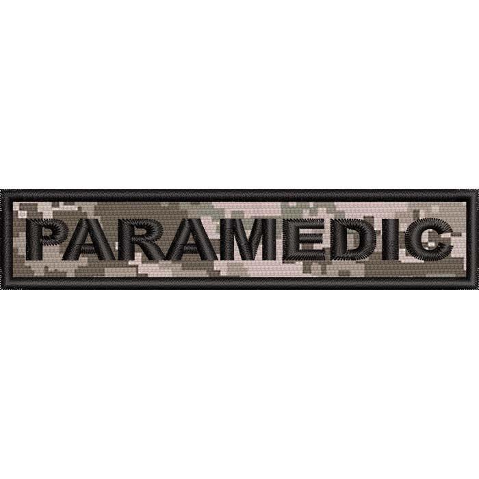 Нагрудная планка "PARAMEDIC" 12x2,5 см (120310430)