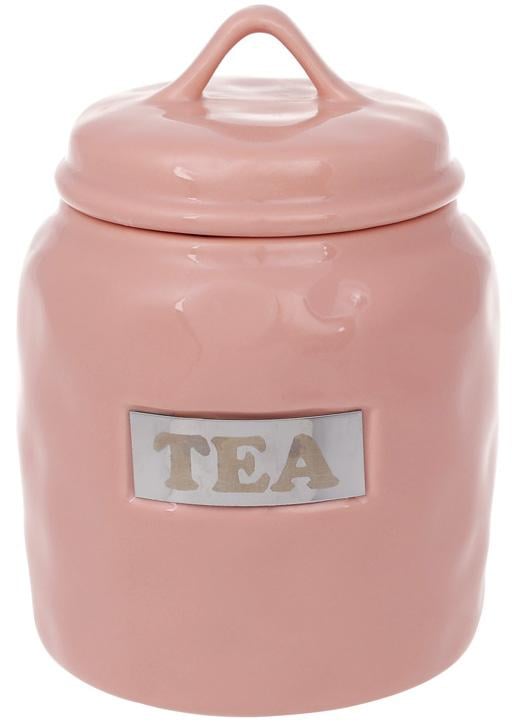 Банка фарфоровая Necollie Tea 900 мл Розовый (BD-945-319)