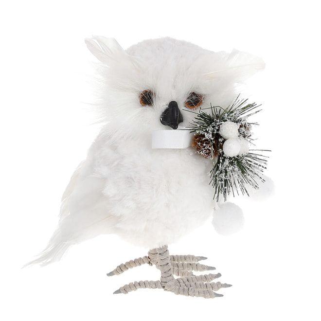 Новогодняя фигура Flora Сова (12890)