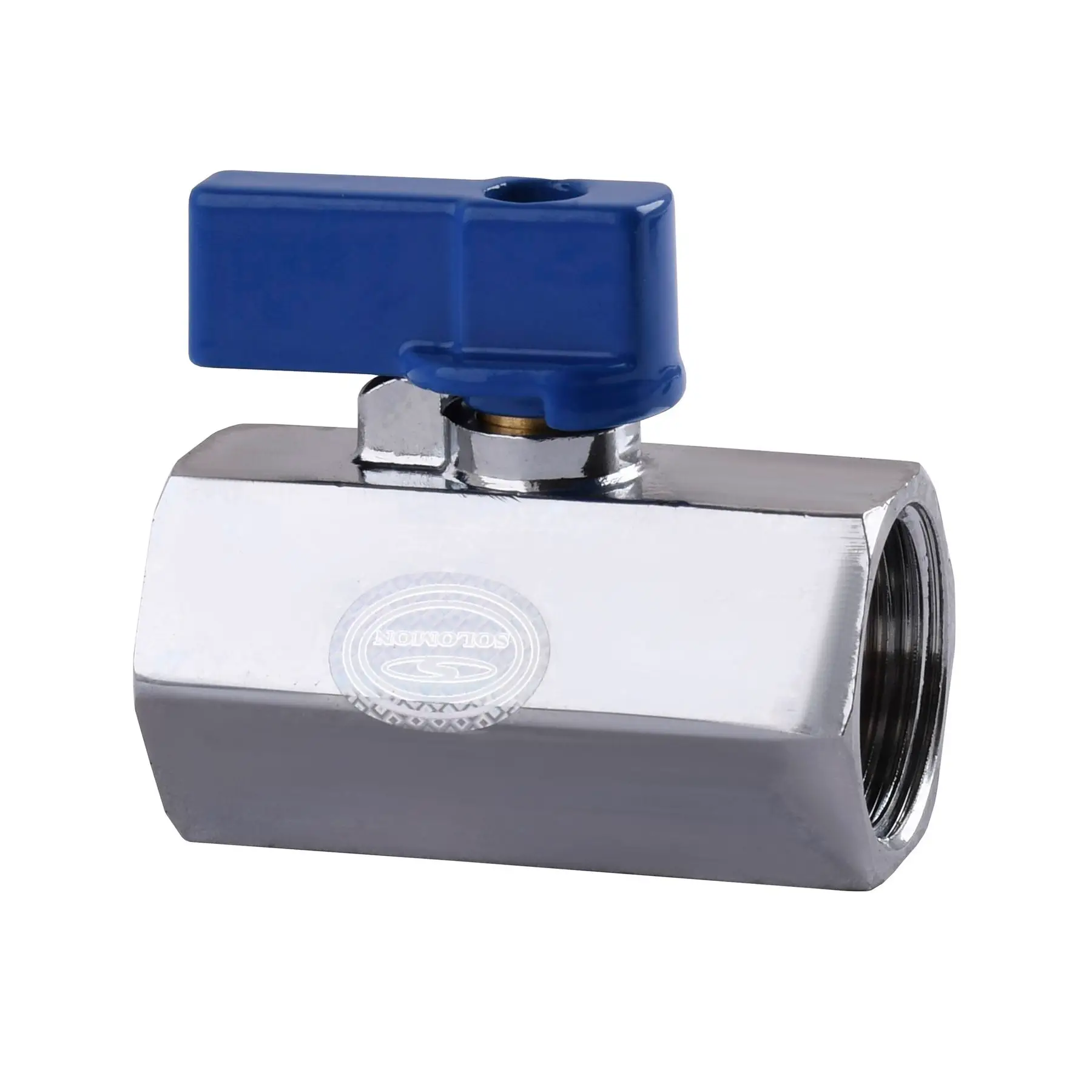 Кран шаровой мини Solomon NV-3024 1/2" ВВ 2 шт. (GSR-000000966)