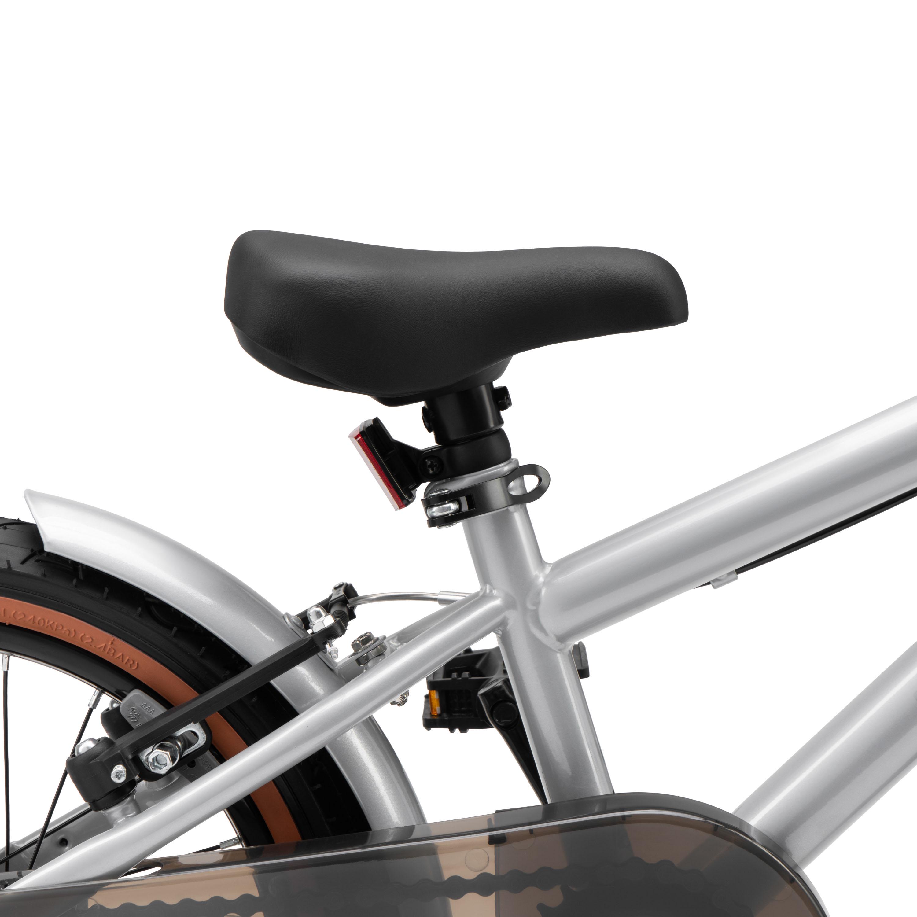 Детский велосипед Miqilong ST 16" Серебристый (28745497) - фото 8