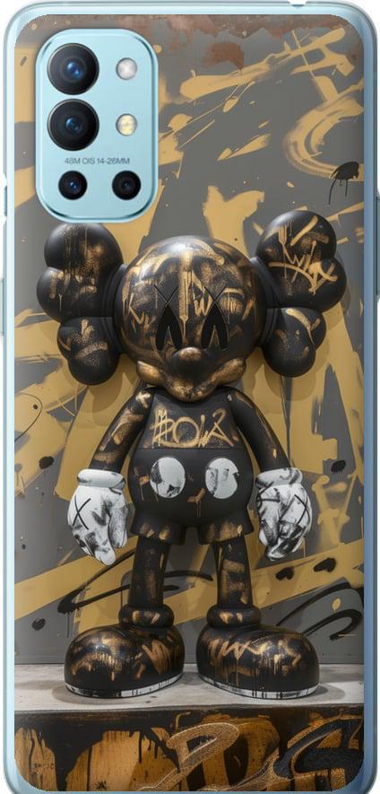 Чехол на OnePlus 9R Bronze kaws (6097t-2326-42517)