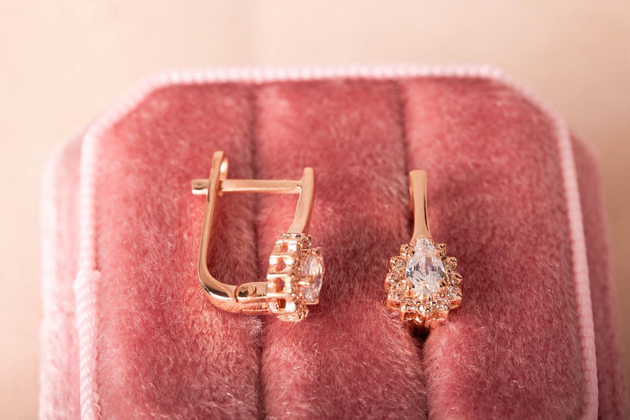 Сережки жіночі з фіанітами (1629843776)