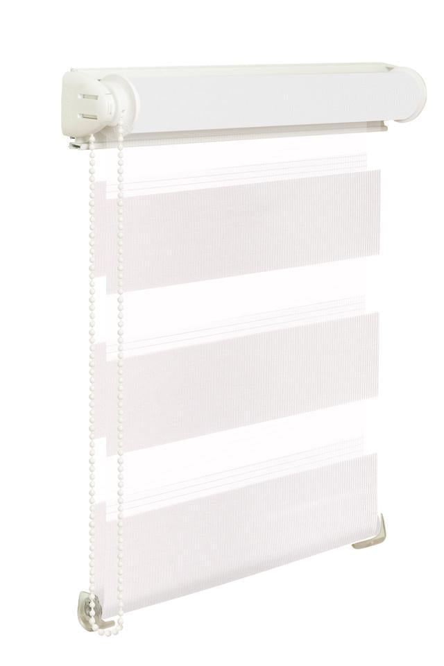 Ролета тканевая NewTex День-Ночь 67х165 см Белый (214)