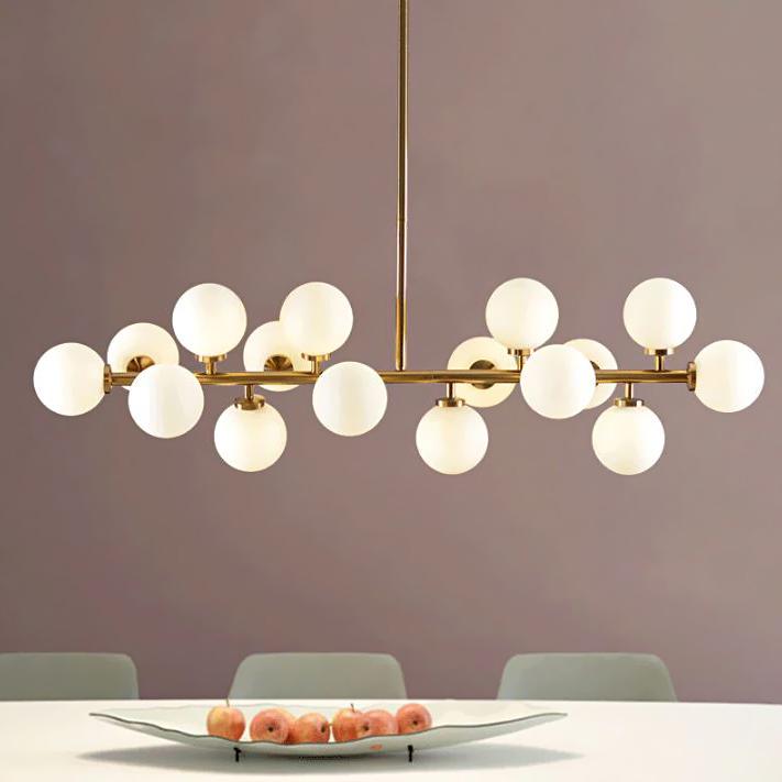 Люстра Berry L91 16P Gold/White