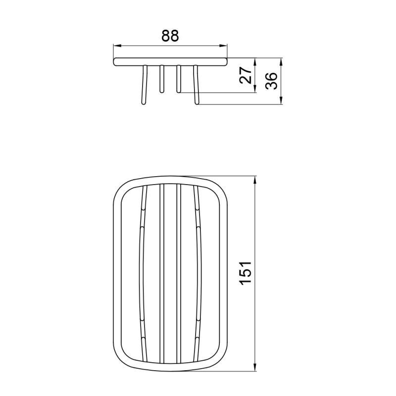 Мыльница Qtap Liberty BLM 1156-1 - фото 2