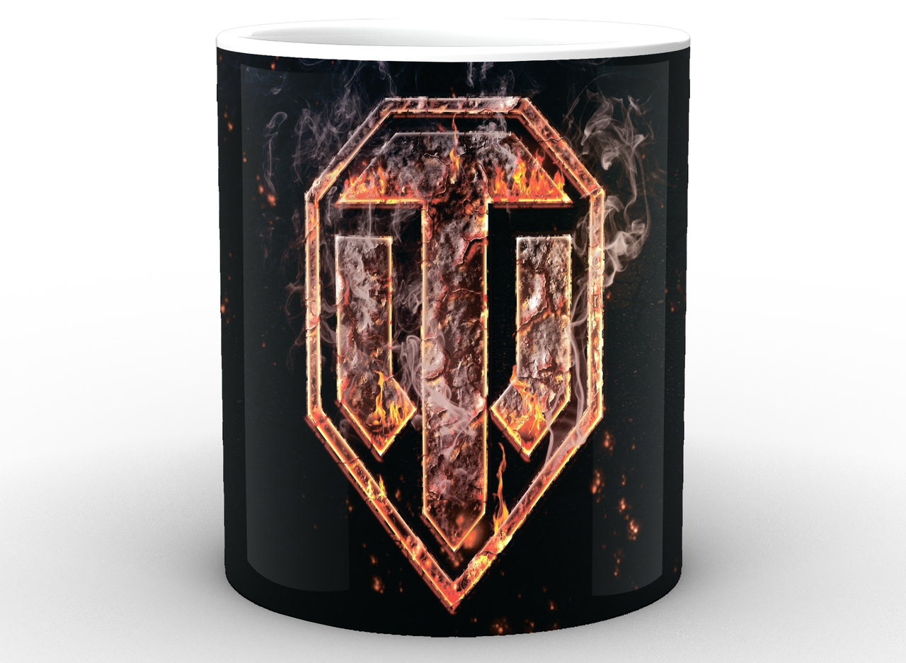 Чашка GeekLand Мир танков лого 330 мл (WT.02.009)