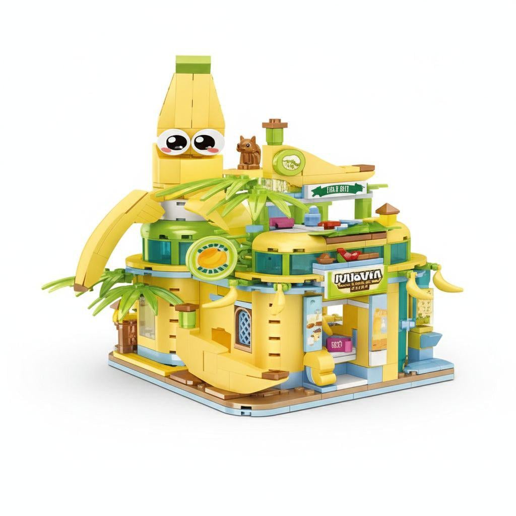 Конструктор детский Банановый рай 36016 648 дет. Желтый (31917444)