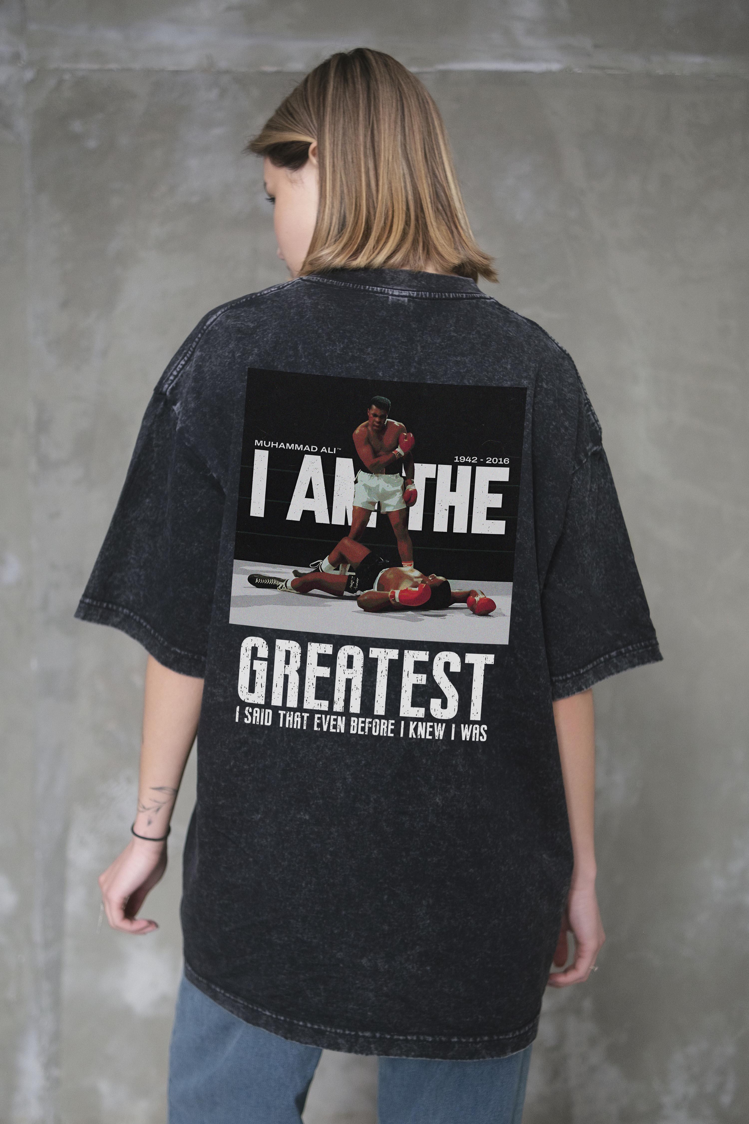 Футболка оверсайз Without Washed Muhammad Ali L/XL Black (L/XL8056356 8056357) - фото 5