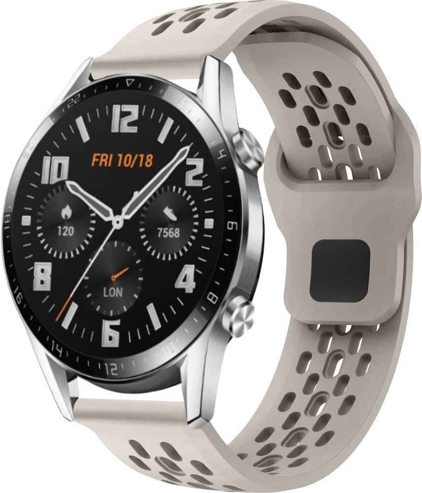 Ремешок силиконовый Liveunic для Huawei Watch GT2 46 мм Beige (41963-34)