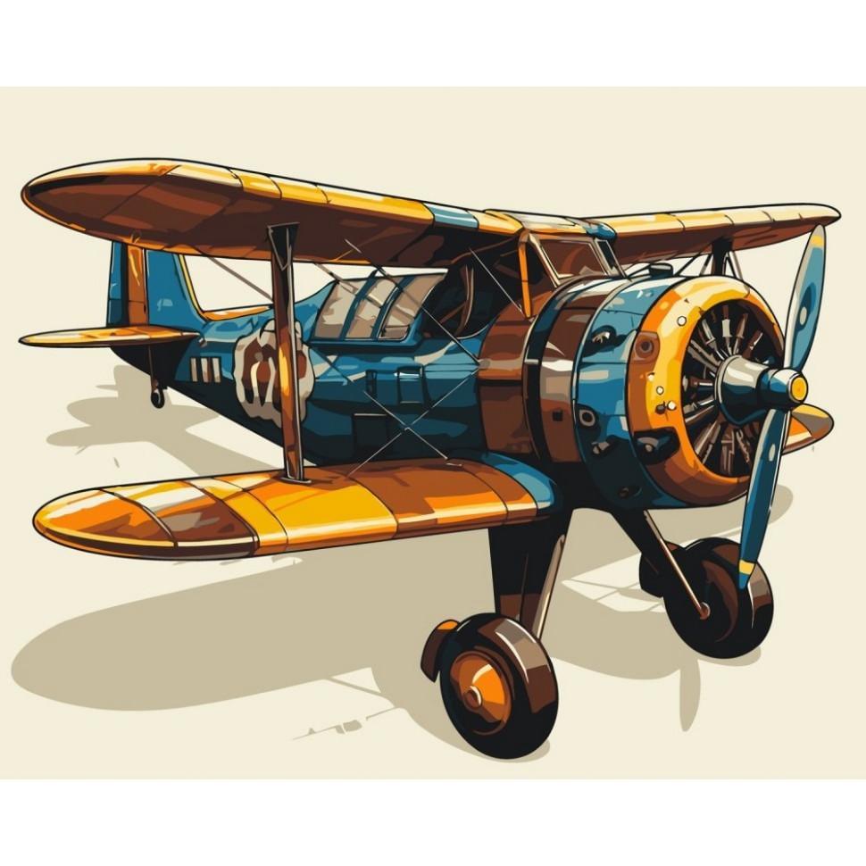 Картина по номерам ART CRAFT Аэроплан 40x50 см (12509-AC)