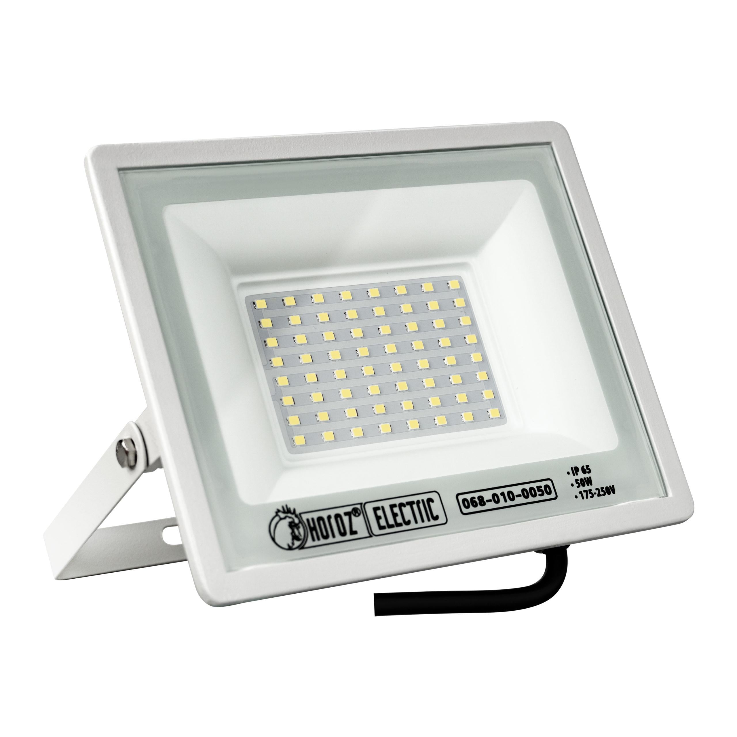 LED-прожектор HOROZ ELECTRIC ASLAN-50 50W 6400K Білий (32963229)