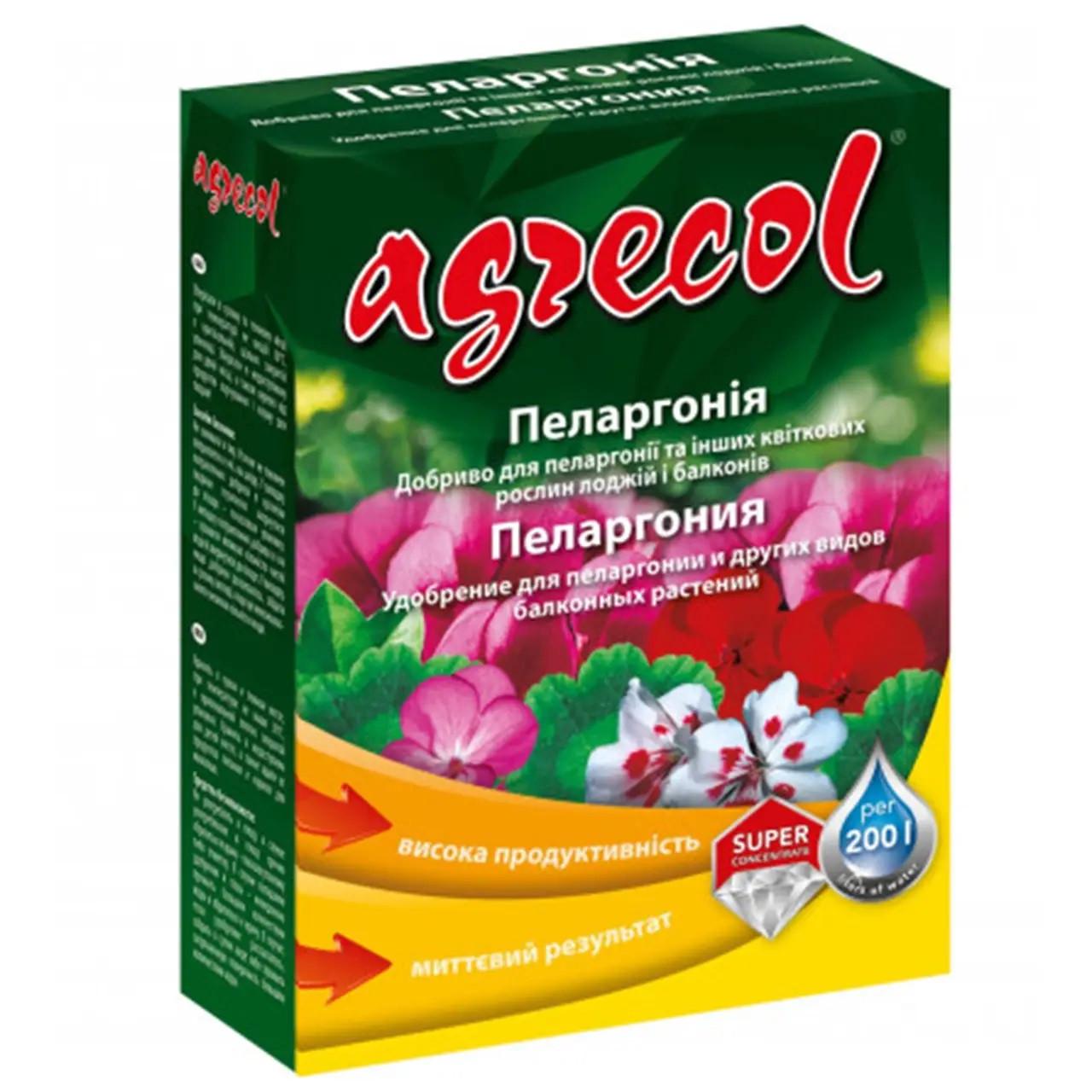 Добриво для пеларгонії Agrecol 15-10-25 200 г