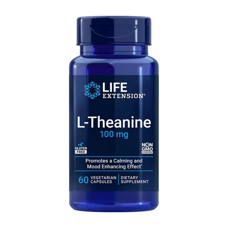Теанин Life Extension 100 мг 60 капс.