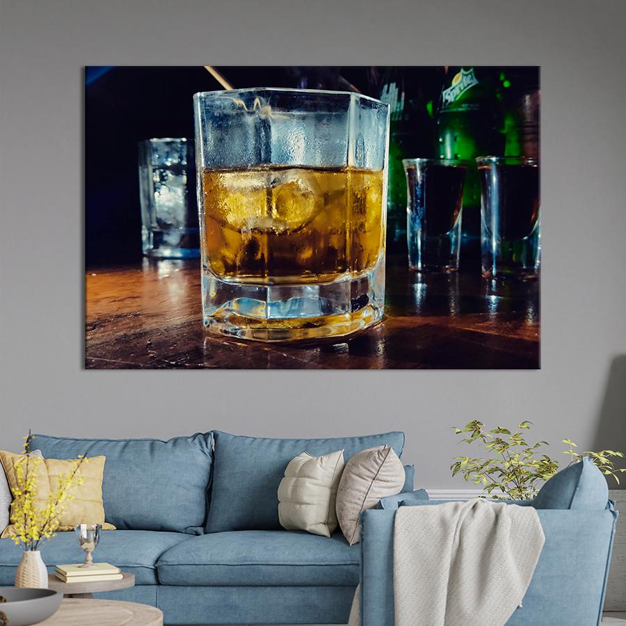 Настенний декор Двойной виски 80x54 см (A552-1)