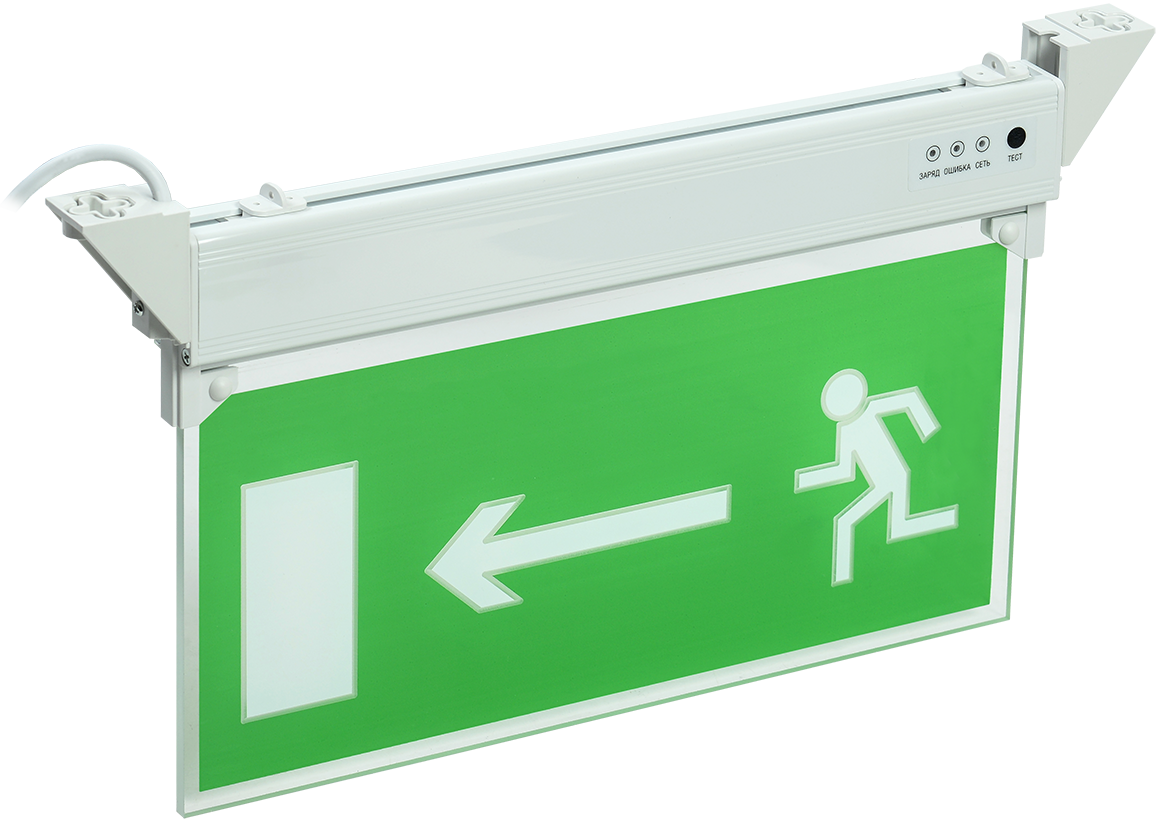 Світильник аварійний УЕК ССА 2102 3W 230V 60lm 6500K 3 години NiCd 352x27x219 мм IP20 наліво (LSSA0-2102-3-20-K03)