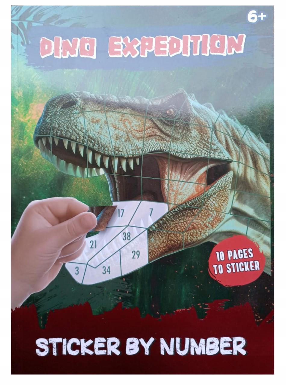 Стікербук Dino Expedition супер динозавр для дітей