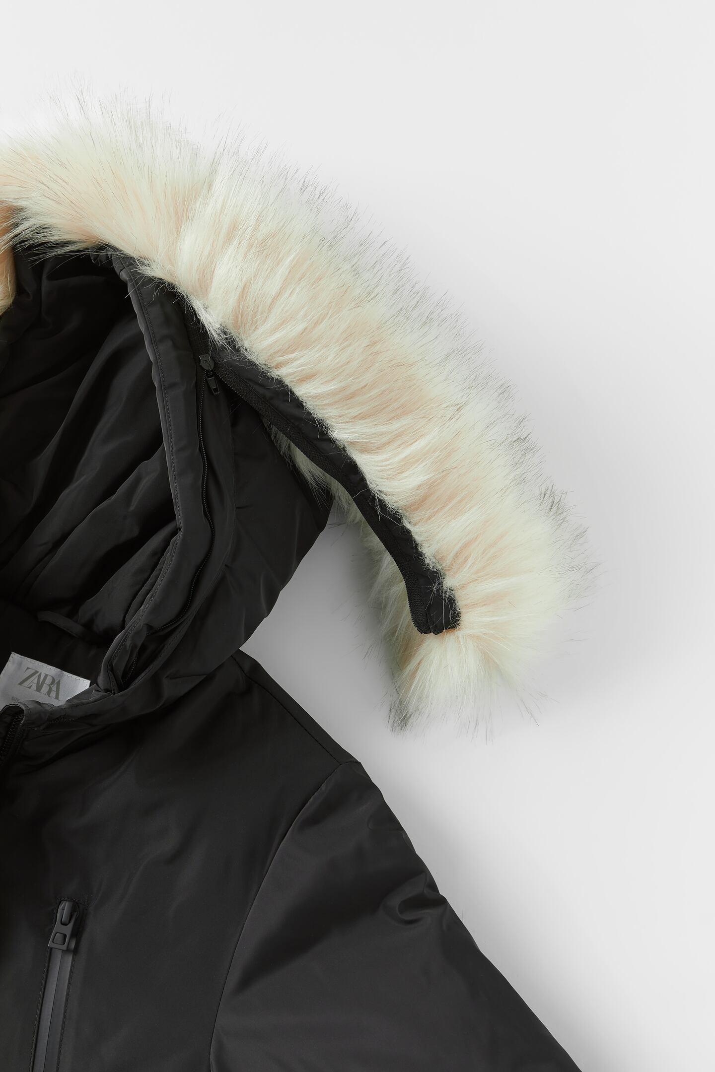 Куртка зимова дитяча Zara для дівчинки 116 см Black (562735800) - фото 5 Куртка зимова дитяча Zara для дівчинки 116 см Black (562735800) - фото 5