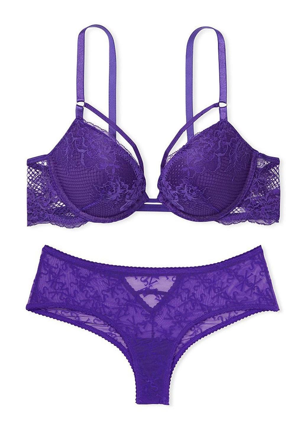 Комплект нижнего белья Victoria's Secret 34C/S Фиолетовый (14400235893QCJ4434C/S)