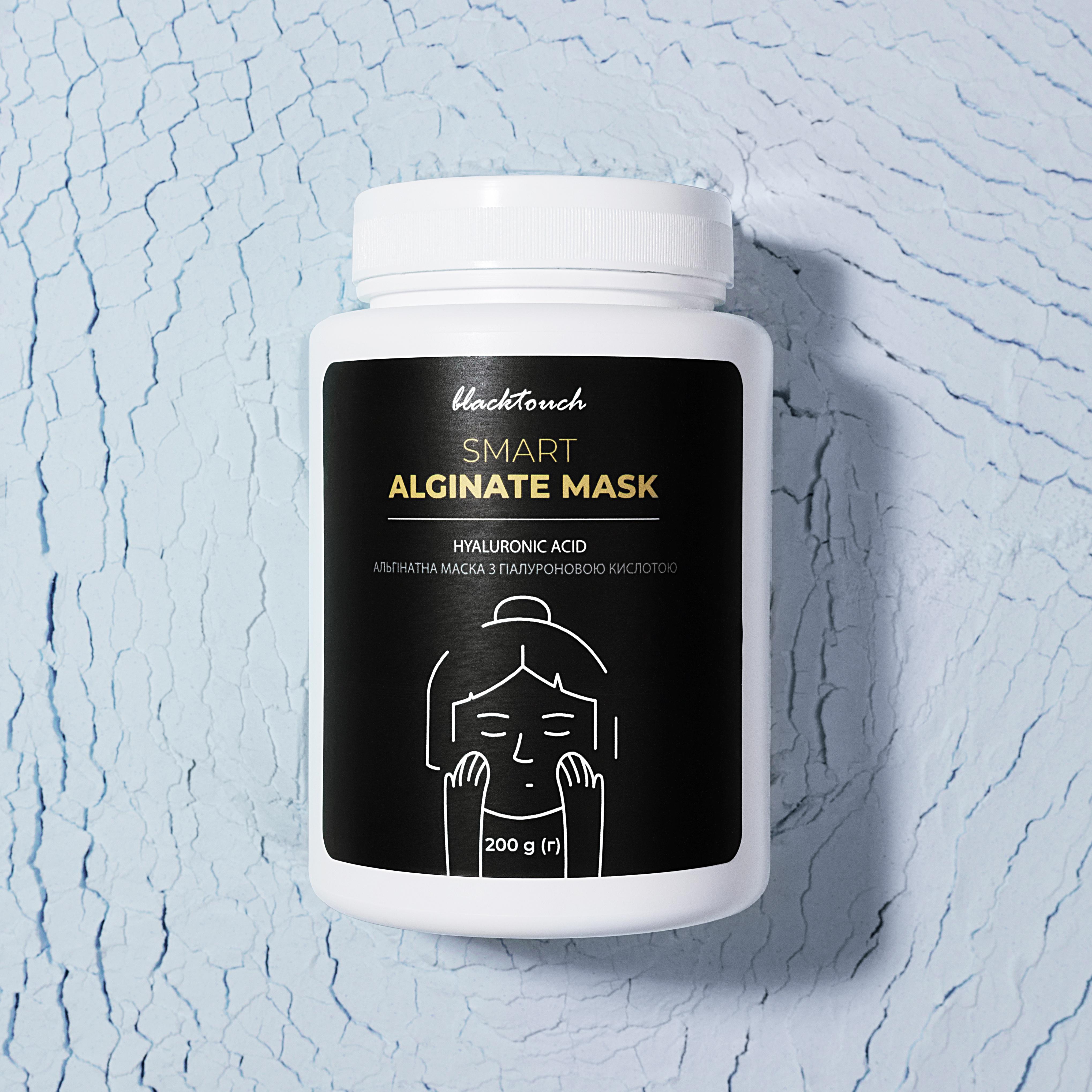 Маска для обличчя альгінатна BlackTouch з гіалуроновою кислотою 200 г (23930271)